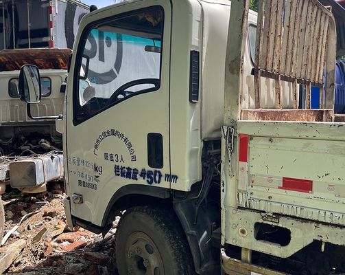 Isuzu usó camión de carga con 2 puertas motor diesel camión camión ligero camión de carga