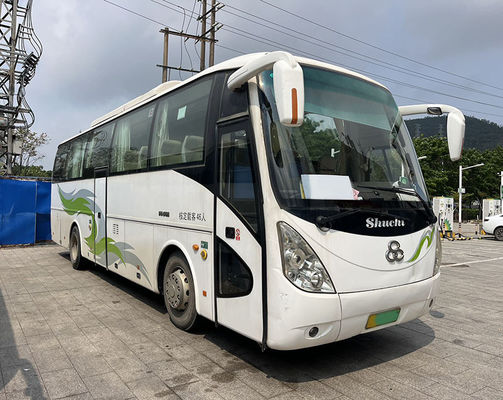 Autobús eléctrico usado autobús ev autobús shuchi 46 asientos 100 KWh 11m autobús de segunda mano autobuses turísticos autobuses de pasajeros