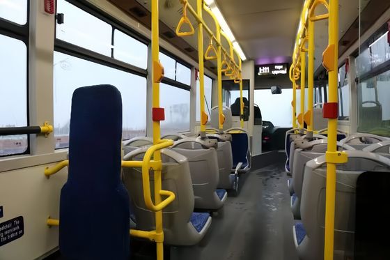 Autobús urbano de 30 asientos Zonson Autobús LHD de 12 metros para 2 pasajeros Millas de puertas