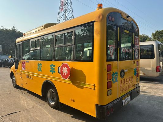 Autobús escolar usado ZK6669DX7, 36 asientos, motor diésel amarillo, LHD, fabricado en China
