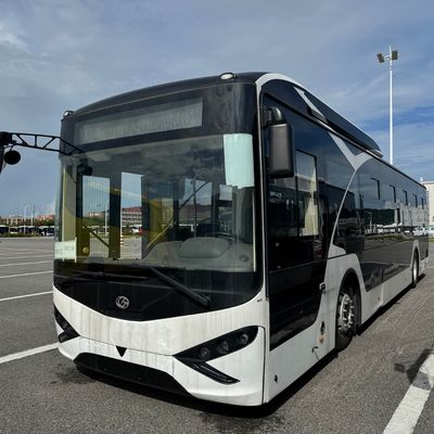 Autobús urbano Zonson de segunda mano EV para 2 puertas de pasajeros y exterior blanco