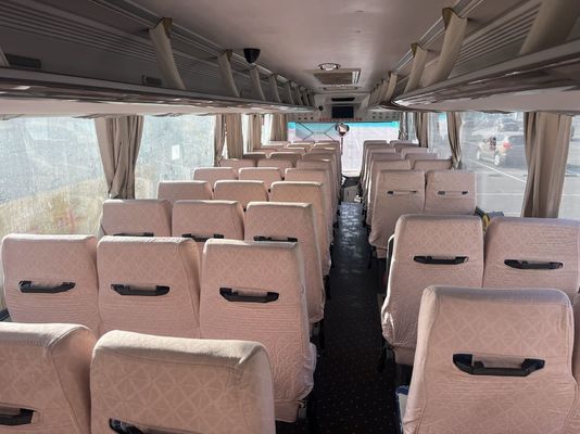 Autobuses de segunda mano con vidrio de doble capa y absorción de impactos y aire caliente Oferta de venta al por mayor con estándar de emisiones Nacional IV