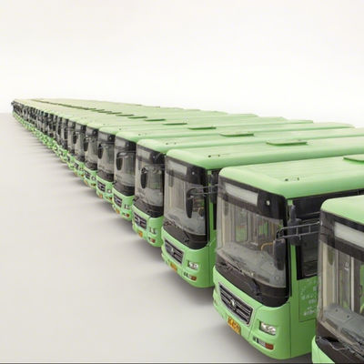 Un autobús diesel verde de 8 metros de mano con conducción izquierda