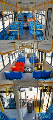 Nuevo autobús eléctrico Shuchi de energía pura 62/31 asiento amarillo autobús urbano LHD de segunda mano