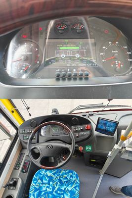 Nuevo autobús eléctrico Shuchi de energía pura 62/31 asiento amarillo autobús urbano LHD de segunda mano