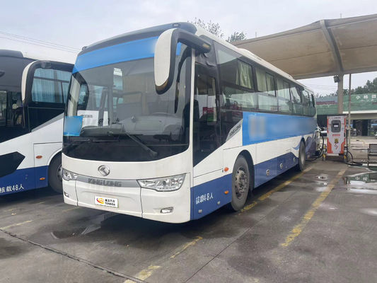 Autobús de segunda mano puro eléctrico KING LONG blanco de 48 plazas con vía trasera 1860 y vía delantera 2054