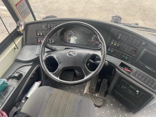 Autobús de segunda mano puro eléctrico KING LONG blanco de 48 plazas con vía trasera 1860 y vía delantera 2054