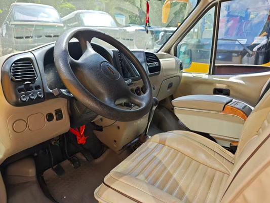 Autobús mediano Jiangling Transit de 5 m de longitud y 15 asientos con una velocidad máxima de 120 km/h