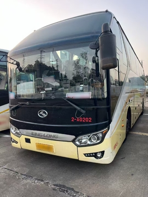 2017 -Made 46 asientos de segunda mano Diesel King Bus turístico largo con aire acondicionado LHD Posición de dirección 243 kw Potencia del motor