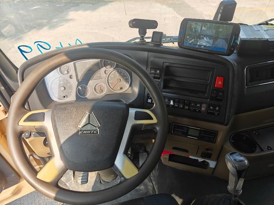 Camión volquete Howo amarillo de dos plazas de segunda mano, producido en 2019